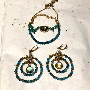 Bracelet and earrings bundle